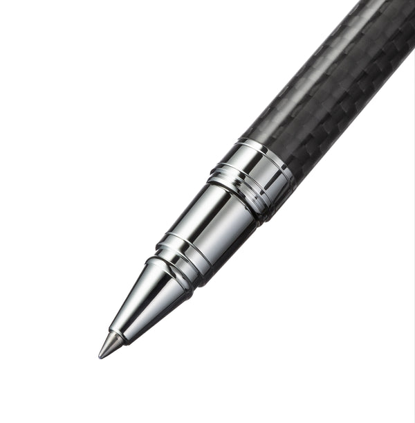 Carbon Fiber Rollerball Pen Set with Schneider Ink Refill