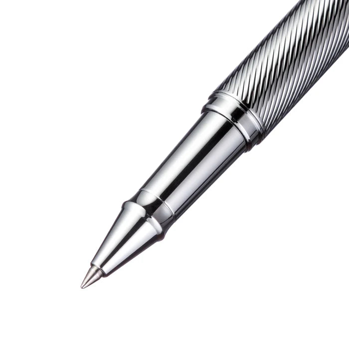 Chrome Rollerball Pen Set with Schneider Ink Refill