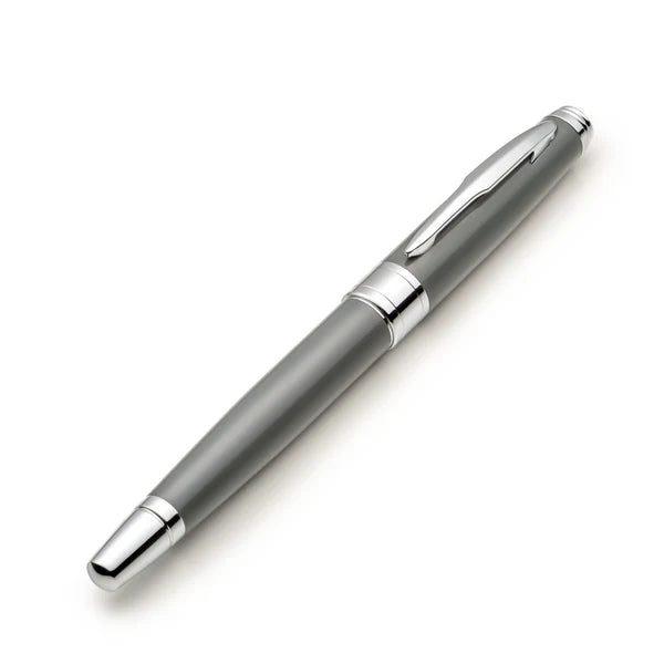 Gray Fountain Pen Set with Schmidt Fine Nib