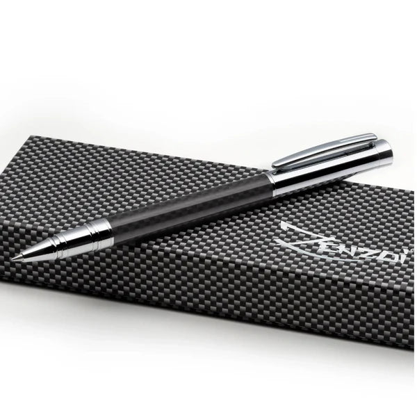 Carbon Fiber Rollerball Pen Set with Schneider Ink Refill
