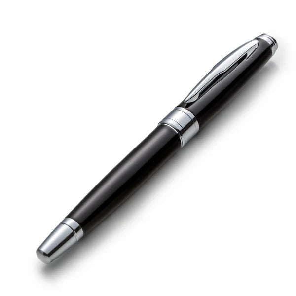 Black Fountain Pen Set with Schmidt Fine Nib