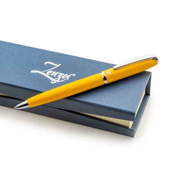 Yellow Ballpoint Pen Set with Ink Schmidt Refill