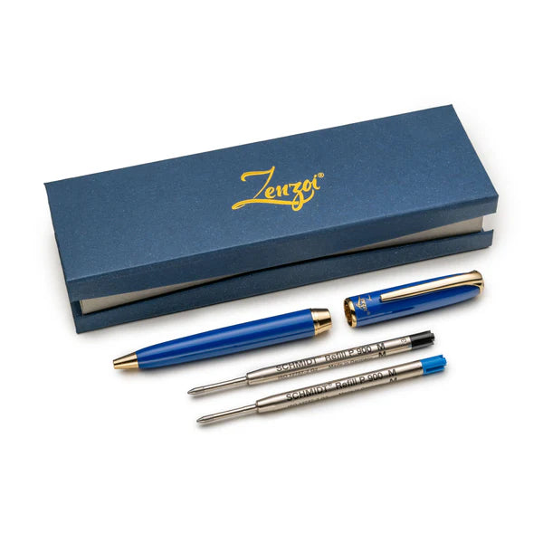 Blue Ballpoint with Schmidt Ink Refill