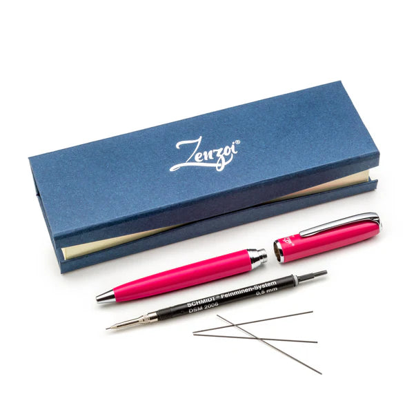Pink Mechanical Pencil Set with 0.5 or 0.7mm Lead Schmidt System
