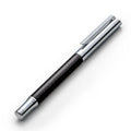 Carbon Fiber Fountain Pen Set with Schmidt Fine Nib - Modern Cap
