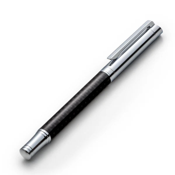 Carbon Fiber Fountain Pen Set with Schmidt Fine Nib - Modern Cap