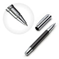 Carbon Fiber Rollerball Pen Set with Schneider Ink Refill