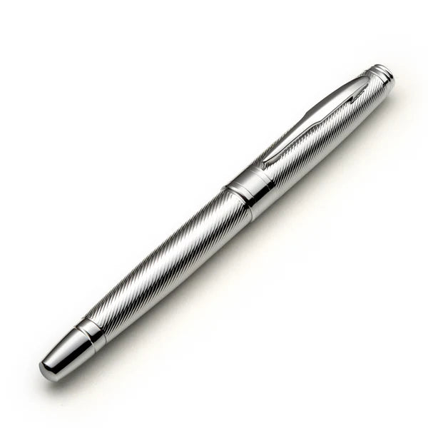 Chrome Fountain Pen Set with Schmidt Fine Nib