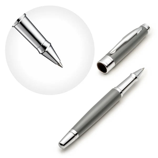 Gray Rollerball Pen Set with Schneider Ink Refill